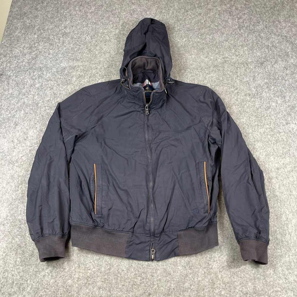 Brooks Brothers Hooded Harrington Jacket Plaid Lined Medium Huckberry